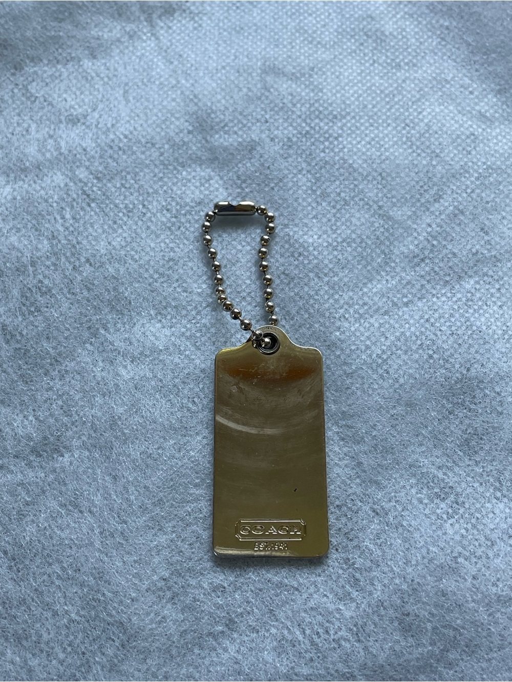 Coach GUC 2012 Metal Hangtag Horse & Carriage Key Fob - Picture 3 of 5